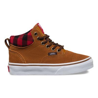 Vans Kids Mte Era-hi (glazed Ginger/plaid)