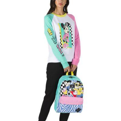 Vans Disney X Vans Hyper Minnie Mouse Crew Sweatshirt (white)
