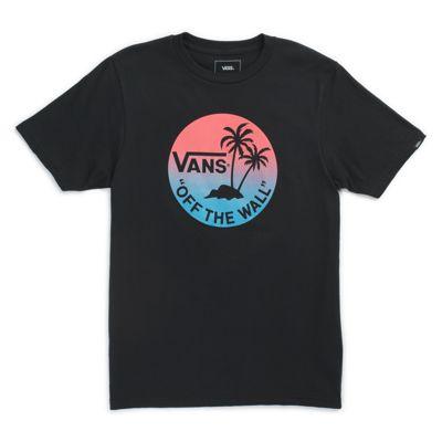Vans Boys Dual Palm Gradient T-shirt (black)