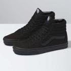 Vans Canvas Sk8-hi Shoe (black/black/black)