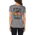 Vans Into The Sunset V-neck T-shirt (grey Heather)