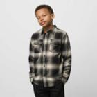 Vans Kids Monterey Flannel Buttondown Shirt (black/oatmeal)