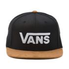 Vans Drop V Snapback Hat (black-khaki)
