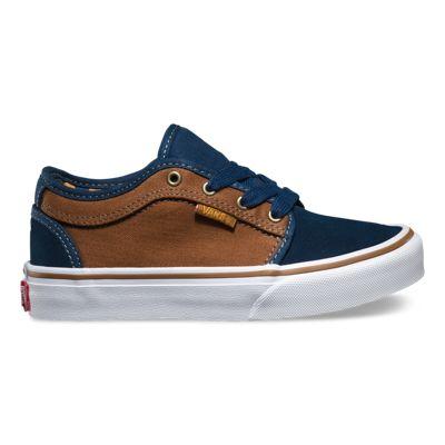 Vans Kids Chukka Low (herringbone Navy/tobacco)