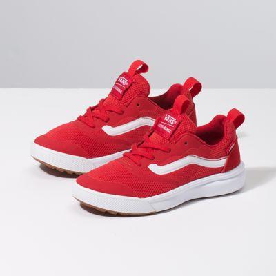 Vans Kids Ultrarange Rapidweld (racing Red/true White)