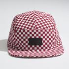 Vans Davis 5 Panel Camper Hat (red/white Check)