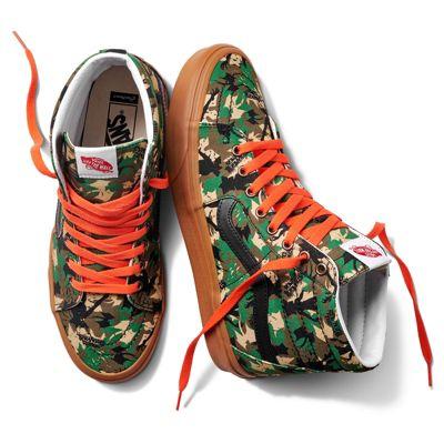Vans X Stranger Things Customs Upside Down Camo Sk8-hi (customs)