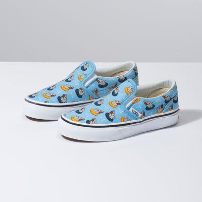 Vans Kids Floatie Sharks Slip-on (sailor Blue/true White)
