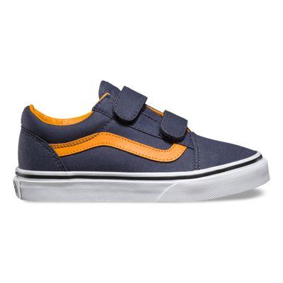 Vans Kids Sport Pop Old Skool V (parisian Night/dark Cheddar)