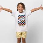Vans Little Kids Dyed Blocks T-shirt (white)