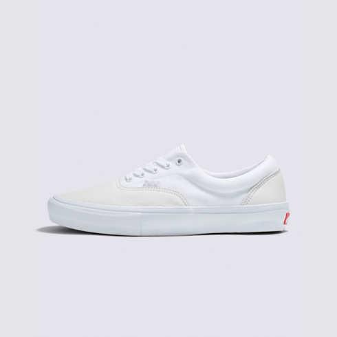 Vans Leather Skate Era Shoe (white/white)