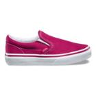 Vans Kids Canvas Slip-on (sangria/true White)