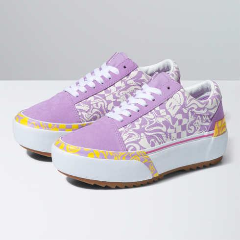Vans Old Skool Stacked (wavy Daze Sheer Lilac)