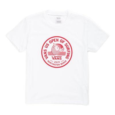 Vans Us Open Girls Logo Crew Tee (white)