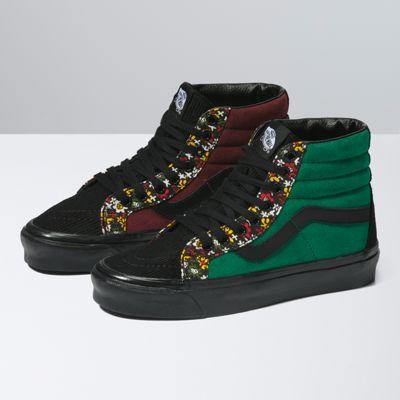 Vans Anaheim Factory Sk8-hi 38 Dx (og Velvet Red/green)