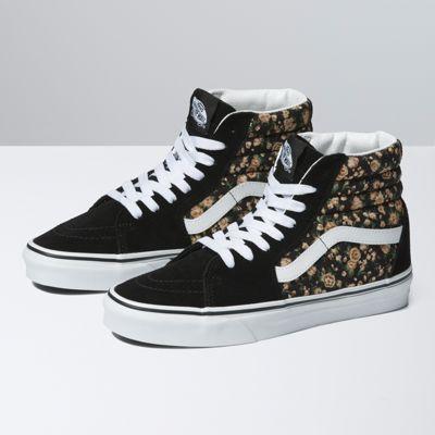 Vans Rose Dreams Sk8-hi (black/white)