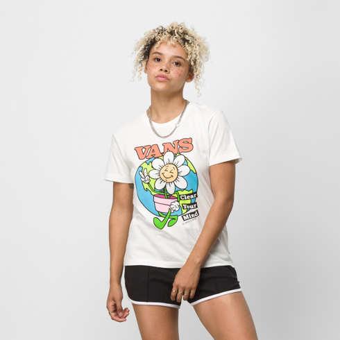 Vans Clear Mind Crew Tee (marshmallow)