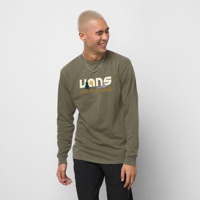Vans Coastal Vintage Long Sleeve T-shirt (grape Leaf)