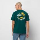 Vans Classic Mini Dual Palm T-shirt (botanical Garden/white/yolk Yellow)
