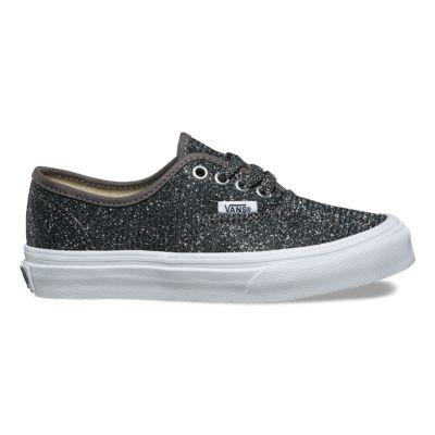 Vans Kids Lurex Glitter Authentic (black True White)