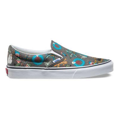 Vans Mens Shoes Skate Shoes Mens Shoes Mens Sandals Van Doren Slip-on (holiday/pewter)