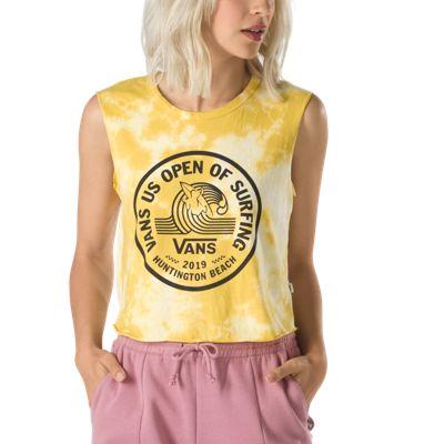 Vans Us Open Logo Wash Muscle Tank (sulphur)