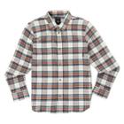 Vans Boys Banfield Flannel Shirt (natural Sequoia)