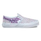 Vans Kids 2-tone Leopard Slip-on (baby Blue/diffused Orchid)