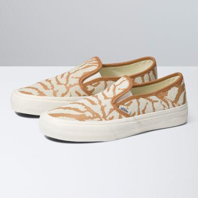 Vans Tiger Shell Slip-on Vr3 Sf (brown/natural)
