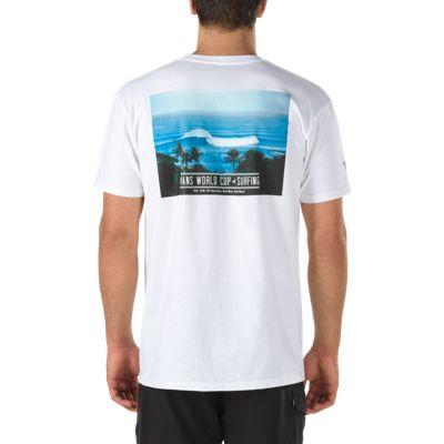 Vans Mens Shoes Skate Shoes Mens Shoes Mens Sandals 2015 Sunset Cup Photo T-shirt (white)