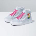 Vans Kids Sequin Patch Sk8-hi Zip (ballad Blue/true White)