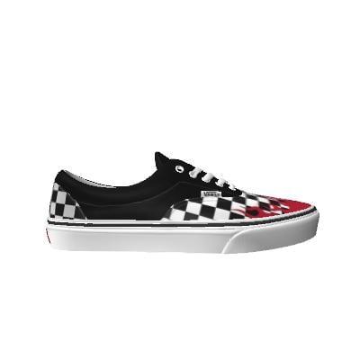 Vans Customs Red Flame Checkerboard Era (customs)
