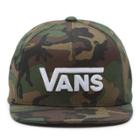 Vans Boys Drop V Snapback Hat (classic Camo)