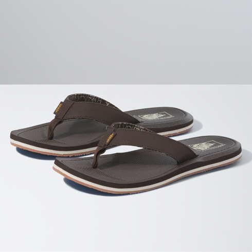 Vans X Tudors Nexpa Synthetic Sandal (brown)