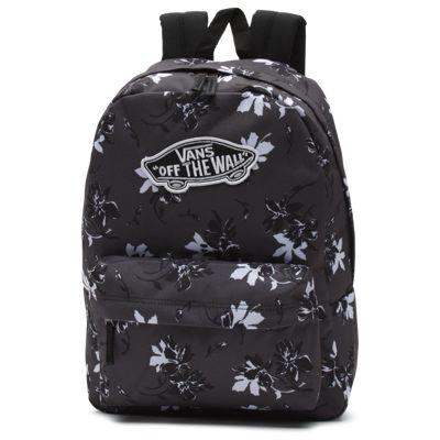 Vans Realm Backpack (black Floral Splash)