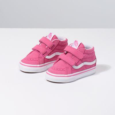 Vans Toddler Hearts Sk8-mid Reissue V (azalea Pink/true White)