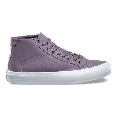 Vans Canvas Court Mid (gray Ridge/true White)