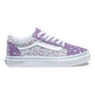 Vans Kids 2-tone Leopard Old Skool (diffused Orchid/baby Blue)