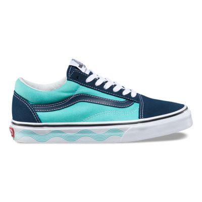 Vans Us Open Old Skool (blue/wave Foxing)