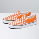 Vans Checkerboard Classic Slip-on (orange Tiger/true White)