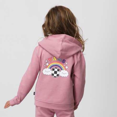 Vans Little Kids Happy Bow Full Zip Hoodie (lilas)