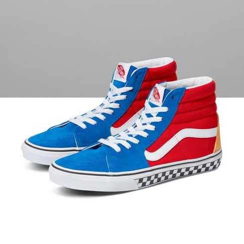 Vans Customs Primary Suede Sk8-hi Wide (customs)