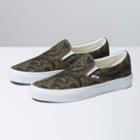Vans Classic Slip-on (tapestry Grape Leaf/true White)