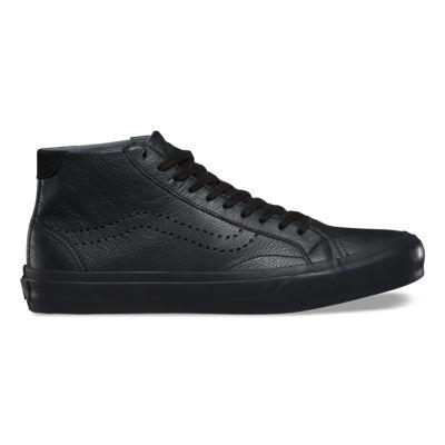 Vans Leather Court Mid Dx (black)