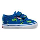 Vans Toddlers Atwood V (dino Blue/white) Kids Shoes
