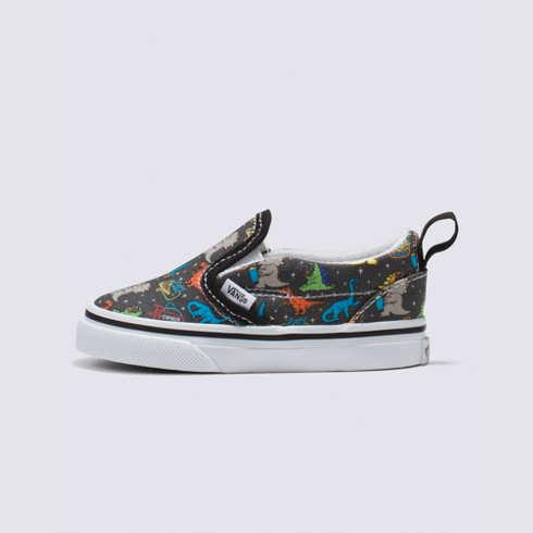 Vans Toddler Slip-on (dino Asphalt/white)