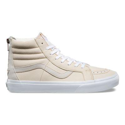 Vans Premium Leather Sk8-hi Reissue Zip (white/sand)