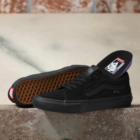 Vans Skate Sk8-low Shoe (black/black)