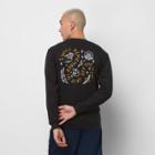 Vans Slack & Field Chalk Doodle Long Sleeve T-shirt (black)
