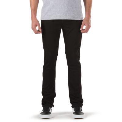 Vans V76 Overdye Black Skinny Jean (overdye Black) Mens Pants